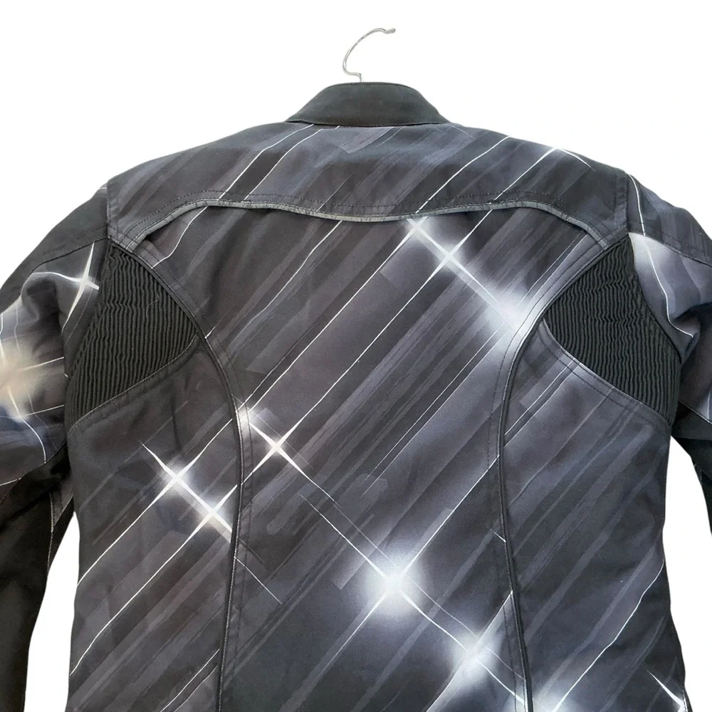 Shift Envy Motorcycle Jacket Women’s S Black Padded Removable Liner Textile